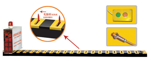 梨树县V3嵌入式闯岗自动扎胎器/阻车器